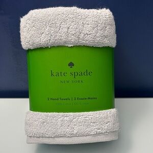 NWT Kate Spade 2 Pack of Hand Towels